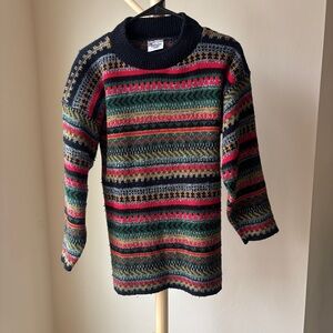 Vintage Huntington Ridge Fair Isle Knit Sweater | Cozy Pullover - size M/L